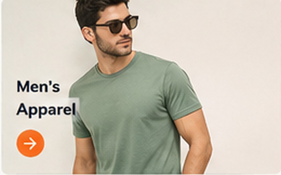 Representative men's apparel